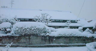 大雪の我が家