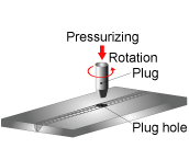 Definition of FPW (Friction Plug Welding)