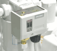 摩擦圧接機の主軸潤滑の圧力監視